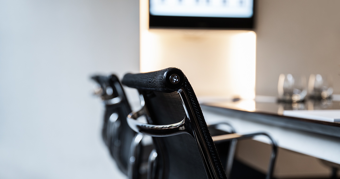 Desk chair at the conference table Desk chair at the conference table