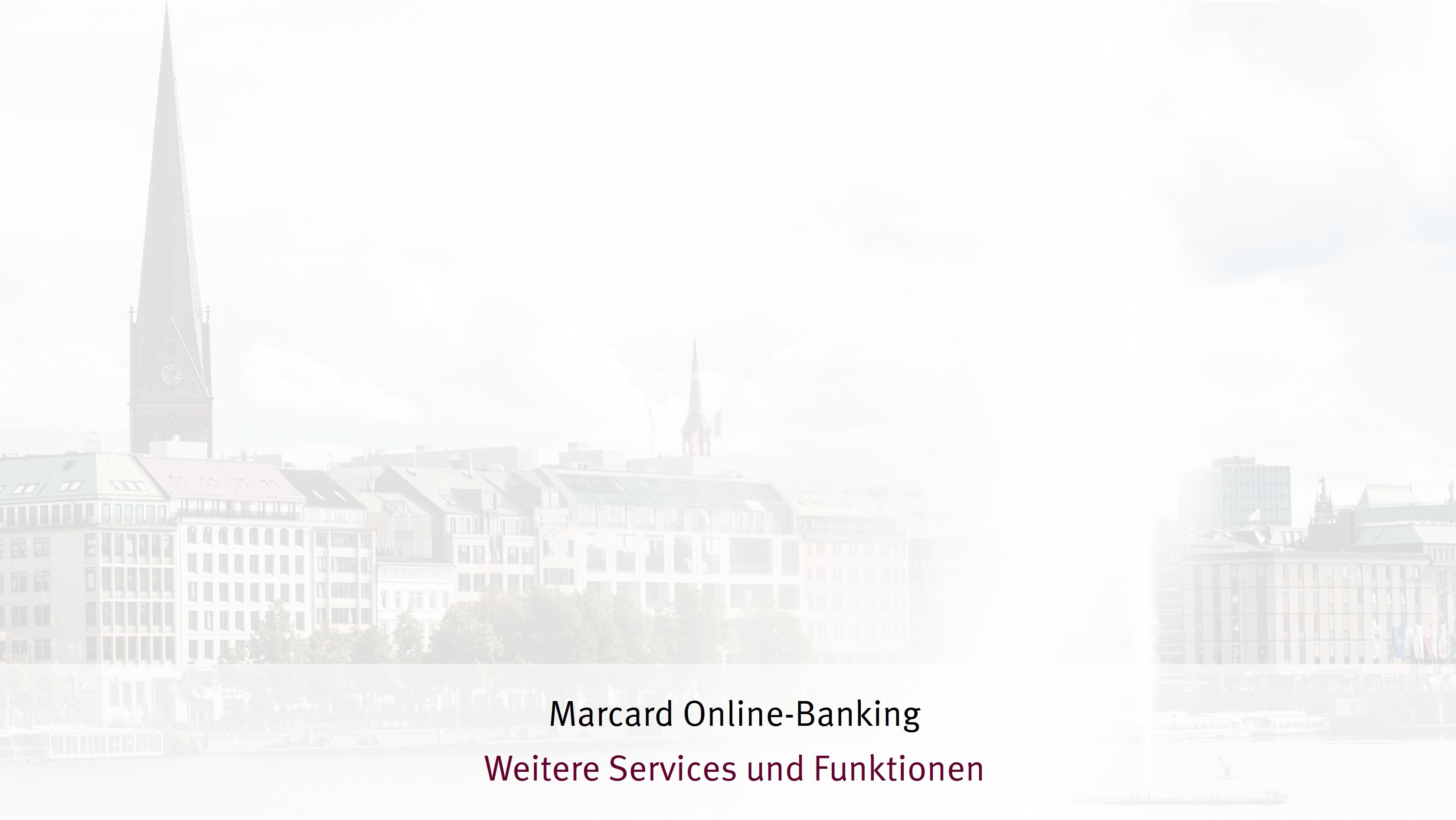 Video Marcard Online-Banking zu weiteren Services und Funktionen Standbild Erklärvideo Online-Banking