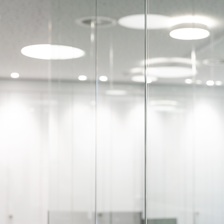 Reporting und Controlling Bürodecke mit Beleuchtung