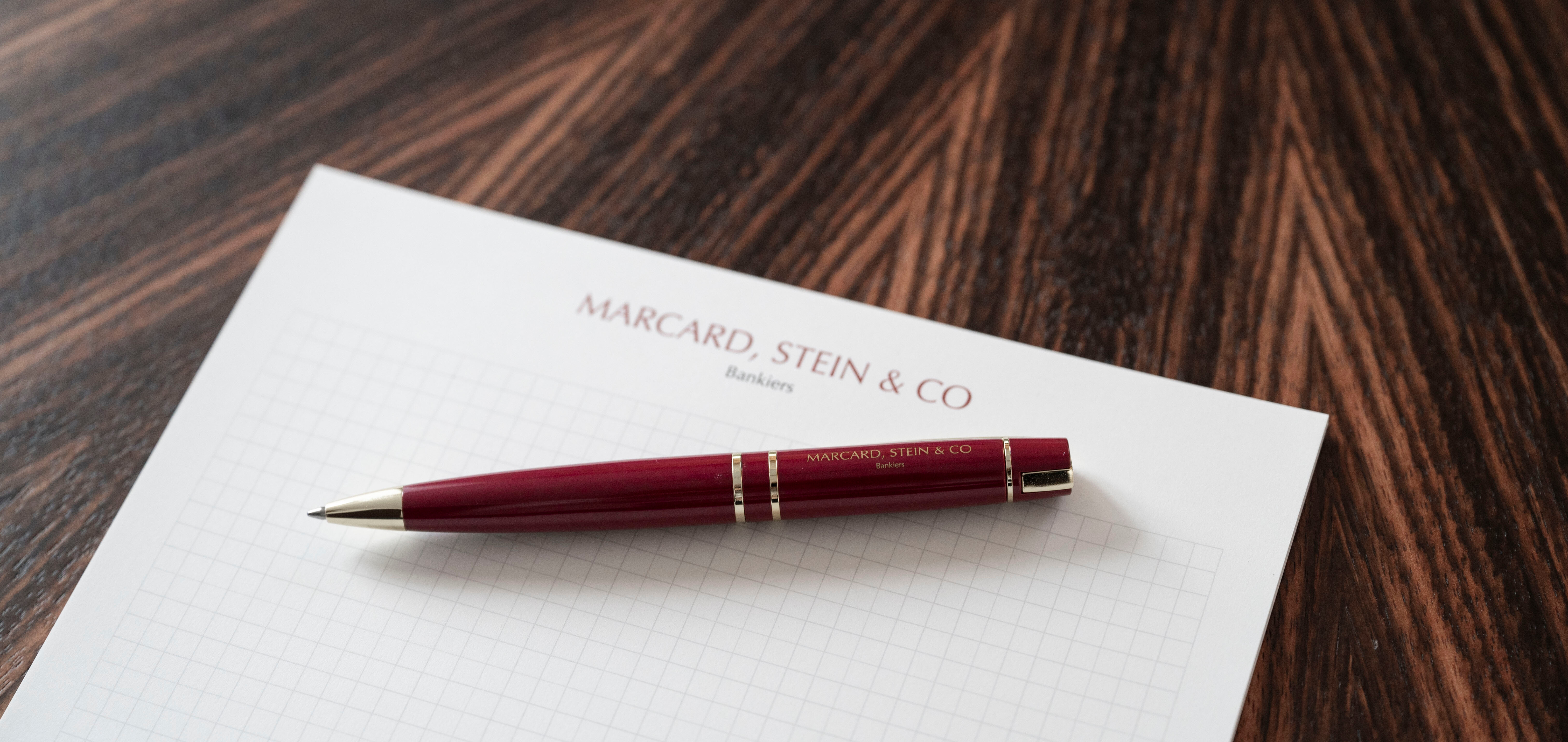 Pen on a table Pen on a table