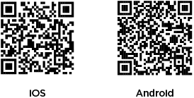 Download the TransactVerify app QR code with download links for iOS and App Store