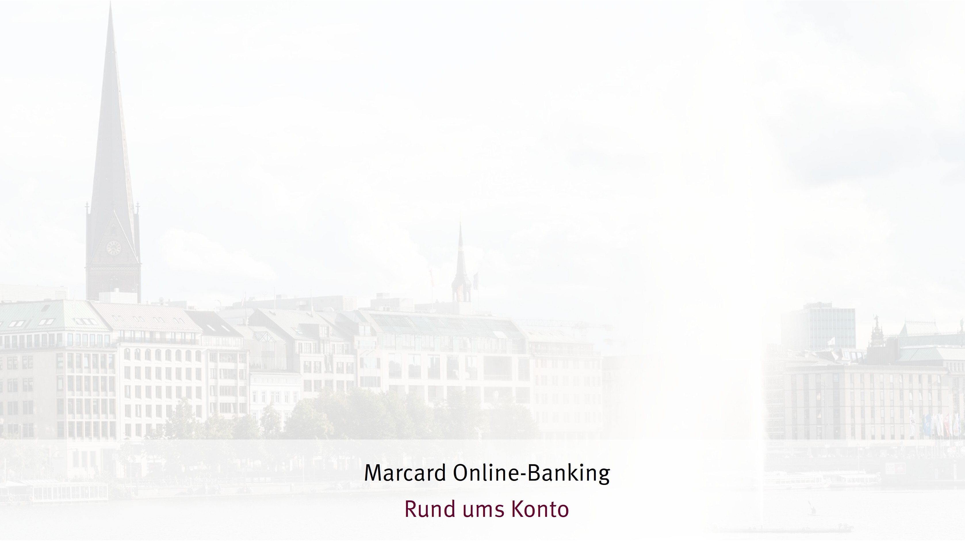 Marcard Online-Banking Erklärvideo zum Thema Rund ums Konto Standbild Erklärvideo Online-Banking