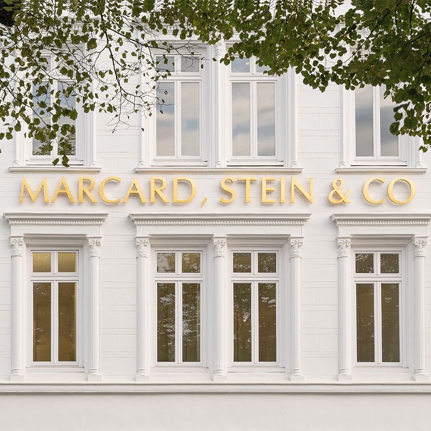 Exterior shot Marcard, Stein & Co