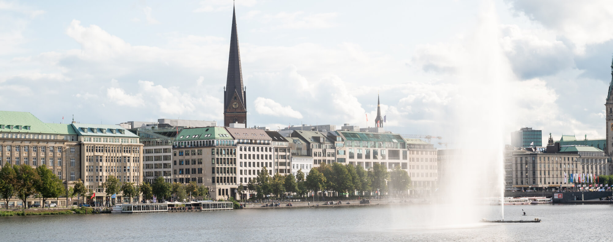 Blick auf die Alster