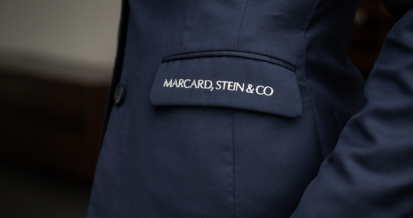 Mitarbeiter/-in Concierge Jackett mit Marcard, Stein & Co Schriftzug