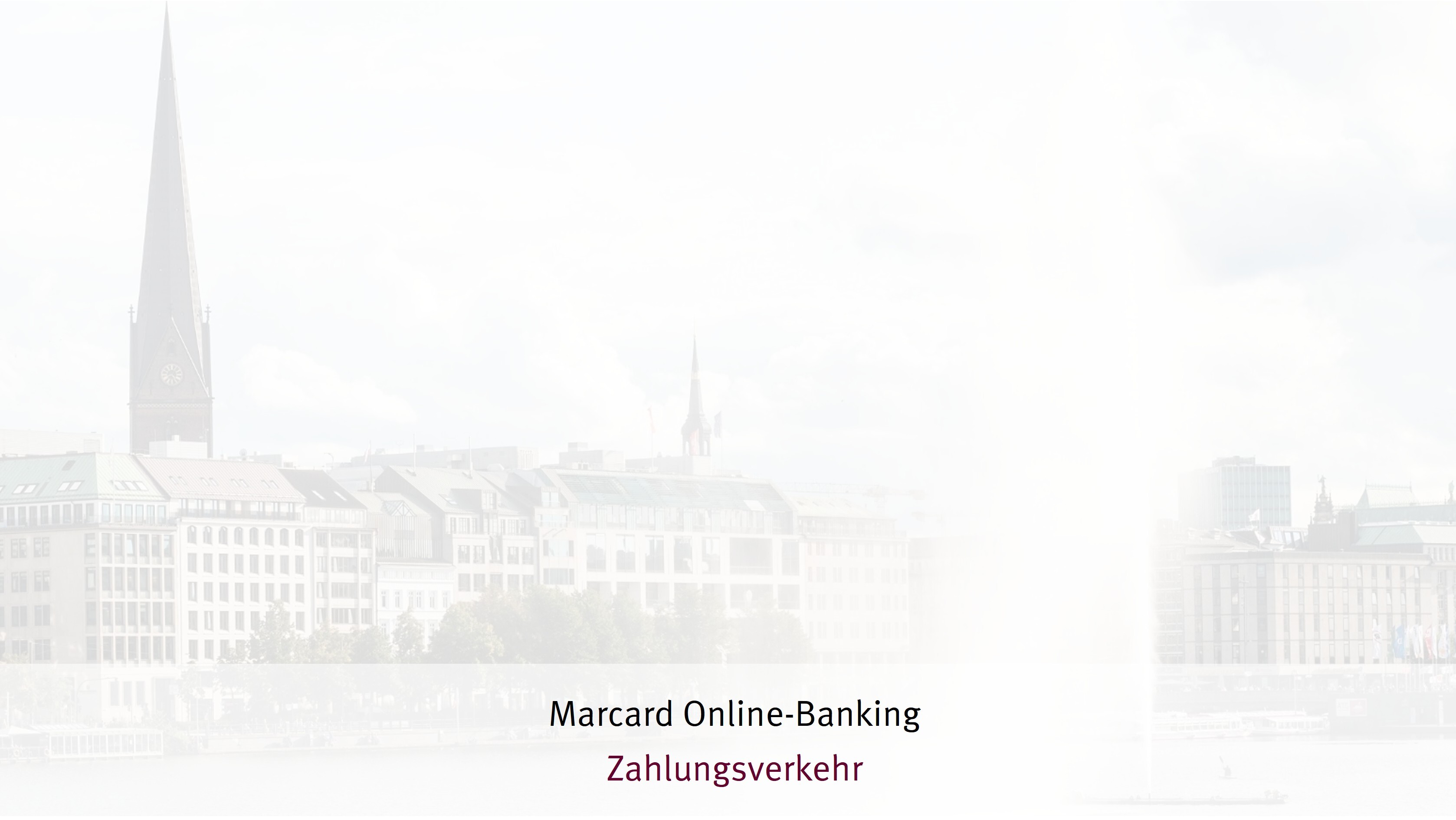 Marcard Online-Banking Erklärvideo zum Thema Zahlungsverkehr Standbild Erklärvideo Online-Banking